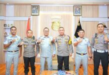 Kunjungan Kepala Cabang Jasa Raharja Kaltim Bersama Wakapolda Kaltim : Perkuat Sinergi Untuk Keselamatan Berlalu Lintas jasa raharja kaltim