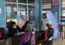 Prioritaskan Keselamatan Penumpang, Jasa Raharja Tanjungpinang Gelar Pemeriksaan Kesehatan Gratis di Pelabuhan Bulang Linggi  Tanjung Uban jasa raharja kepri