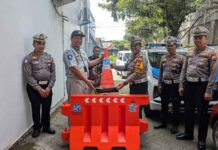 Jasa Raharja Serahkan Bantuan Fasilitas Keselamatan dan Gelar Pembagian Helm di Kabupaten Bone jasa raharja sulsel