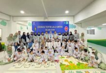 Jasa Raharja Sulsel Laksanakan Edukasi Tertib Lalu Lintas Sejak Dini di Almadinah Islamic School Makassar jasa raharja sulsel