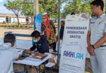 Jasa Raharja Cabang Watampone Gelar Pemeriksaan Kesehatan Gratis di Pelabuhan Bajoe Kabupaten Bone jasa raharja sulsel