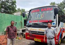 Jasa Raharja Cabang Bima Pastikan Keterjaminan Penumpang Angkutan Umum Melalui Koordinasi Bersama Perusahaan Otobus Bersama Perusahaan Otobus