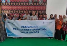 Jasa Raharja Cabang NTB Wujudkan Peduli Keselamatan Berlalu Lintas dengan Sosialisasi Bersama Tenaga Pendidik Bersama Tenaga Pendidik