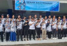 Jasa Raharja Sumatera Barat Ikut Serta Di Acara Senam Badunsanak Bersama Gubernur Sumbar dan Forkopimda Gubernur Sumbar dan Forkopimda
