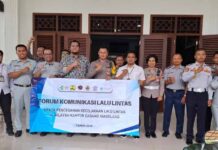 Jasa Raharja Cabang Magelang bersama Stakeholder 5 Pilar Laksanakan Forum Komunikasi Lalu Lintas Jasa Raharja Cabang Magelang