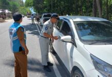 Tingkatkan Kepatuhan Masyarakat Kabupaten Sumbawa Barat, Jasa Raharja Cabang Sumbawa Ikuti Operasi Bersama Jasa Raharja Cabang Sumbawa