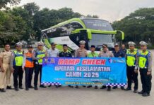Jasa Raharja Kudus Ikuti Kegiatan Ramp Check dan Operasi Keselamatan Candi 2025 Keselamatan Candi 2025