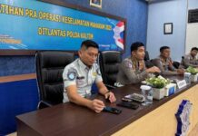 Dukung Keselamatan Berlalu Lintas, Jasa Raharja Kantor Wilayah Kaltimtara Hadiri Latihan Pra Operasi Keselamatan Mahakam 2025 Keselamatan Mahakam 2025