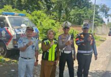 Upaya Tingkatkan Kesadaran Masyarakat, Jasa Raharja NTB Gelar Operasi Gabungan di Jalan Raya Jenggik – Mataram jasa raharja NTB