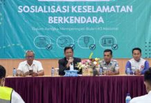 Tingkatkan Kepatuhan, Jasa Raharja NTB Sosialisasikan Keselamatan Berkendara di Bandara BIZAM Lombok jasa raharja NTB