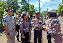 Jasa Raharja bersama Satlantas Polres Purwakarta dan Dishub lakukan Ramp Chek dan Pemeriksaan Kesehatan Pengemudi Angkutan umum Pemeriksaan Kesehatan Pengemudi Angkutan umum