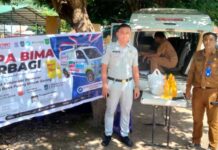 Upaya Tingkatkan Pendapatan, Jasa Raharja Cabang Bima Gelar Samsat Sapa Bima Berbagi Samsat Sapa Bima Berbagi