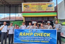 Tindak Lanjut Rapat Forum Lalu Lintas, Jasa Raharja Sulteng Bersama Tim Gabungan Gelar Ramp Check Tim Gabungan Gelar Ramp Check