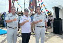 Hadiri Launching Kapal Wisata Pinisi Sebagai Komitmen Jasa Raharja Kalsel dalam Transportasi Laut yang Aman Transportasi Laut yang Aman