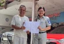 Jasa Raharja Wilayah Bali Lakukan Pendataan Kendaraan Angkutan Sewa Khusus di Koperasi Cakra Buana Sejahtera jasa raharja bali