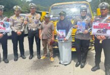Dukung Operasi Keselamatan Singgalang Tahun 2025, Jasa Raharja Ikuti Sosialisasi Keselamatan Berlalu Lintas Serta Rampcheck Kendaraan di Kabupaten Solok di Kabupaten Solok