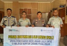 Jasa Raharja Pekalongan Ikuti Forum Komunikasi Lalu Lintas di Kantor Satlantas Polres Pemalang di Kantor Satlantas Polres Pemalang