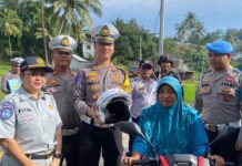 Jasa Raharja NTB Cegah Kecelakaan dengan Operasi Keselamatan Rinjani 2025 di Lombok Utara di Lombok Utara