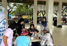 Program Mobil Unit Kesehatan Lalu Lintas Jasa Raharja Kalsel Hadirkan Pemeriksaan Gratis di Menara Pandang di Menara Pandang