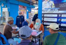 Jasa Raharja Kepri Berikan Layanan Kesehatan Gratis di Pelabuhan Belakang Padang di Pelabuhan Belakang Padang