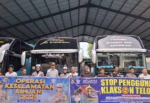 Jasa Raharja Cabang Bima dan Satlantas Polres Bima Kota Laksanakan Sosialisasi Keselamatan di Perusahaan Otobus di Perusahaan Otobus