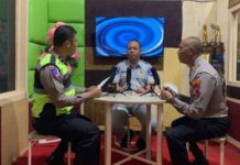 Jasa Raharja Karanganyar Bersama Satlantas Polres Karanganyar Gelar Sosialisasi Keselamatan Berlalu Lintas di Radio Swiba di Radio Swiba