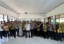 Pastikan Keselamatan Berkendara, Jasa Raharja Cabang Sumbawa Laksanakan Sosialisasi di SMA 1 Moyo Utara di SMA 1 Moyo Utara