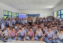 Jasa Raharja Cabang Tarakan hadiri Police Goes To School di SMAN 1 Tanjung Palas Tengah di SMAN 1 Tanjung Palas Tengah