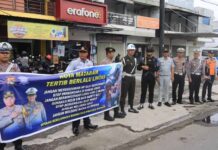 Tingkatkan Keselamatan Berlalu Lintas, Jasa Raharja NTB Selenggarakan Safety Campaign di Simpang Kebon Roek di Simpang Kebon Roek