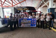 Jasa Raharja Bersama Satlantas dan BPTD Lakukan Ramp Check di Terminal W.A. Gara di Terminal W.A. Gara