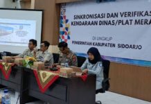 Jasa Raharja Hadiri Sinkronisasi dan Verifikasi Kendaraan Plat Merah Merah di Wilayah Kabupaten Sidoarjo di Wilayah Kabupaten Sidoarjo