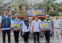 Jasa Raharja, Bapenda dan Kepolisian Laksanakan  Operasi Gabungan Keselamatan di Wilayah Kota Prabumulih di Wilayah Kota Prabumulih