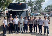 Jasa Raharja Bukittinggi Bersama Stakeholders Laksanakan Rampcheck Kendaraan Umum di Wilayah Tanah Datar di Wilayah Tanah Datar