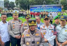 Jasa Raharja Cabang Cirebon Turut Serta Dalam Kegiatan Apel Gelar Pasukan Operasi Keselamatan Lodaya 2025 jasa raharja jabar