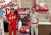 Jasa Raharja Purwakarta kembali Lakukan Kerjasama Merchant  dengan KFC Subang jasa raharja jabar