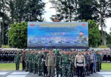 PT Jasa Raharja Kantor Wilayah Kaltimtara Hadiri Apel Gelar Operasi Gaktib dan Operasi Yustisi Polisi Militer TA 2025 jasa raharja kaltim