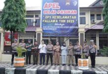 Jasa Raharja Pare-Pare Mendukung Penuh Suksesnya Operasi Keselamatan Pallawa Tahun 2025 jasa raharja sulsel
