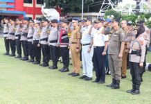 Dukung Keselamatan Berlalu Lintas, Jasa Raharja Sumsel Ikuti  Apel Gelar Pasukan Operasi Keselamatan Musi 2025 jasa raharja sumsel