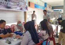 Pelayanan Kesehatan Gratis: Pemeriksaan Kesehatan untuk Masyarakat dan Calon Penumpang oleh Jasa Raharja Cabang Tarakan di Tanjung Selor Cabang Tarakan di Tanjung Selor
