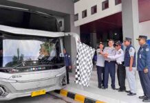 Jasa Raharja Yogyakarta Turut Serta Pelepasan Peserta Angkutan Mudik Gratis Jabar Mudik Istimewa Di Terminal Giwangan jasa raharja yogyakarta