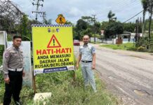 Jasa Raharja Kandangan Lakukan Tindak Lanjut dari Hasil Rapat FKLL berupa: Pemasangan Spanduk, Patroli Bersama & SMS Blast di Titik Rawan Laka Hasil Rapat FKLL