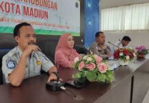 Jasa Raharja Hadiri Rapat FKLL Kota Madiun Untuk Persiapan Kelancaran dan Kenyamanan Momentum Idul Fitri jasa raharja jatim