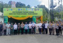 Kolaborasi Bersama Stakeholder di Pos Pelayanan Terpadu PLBN Entikong, Jasa Raharja Pastikan PAM Lebaran 2025 Berjalan Lancar jasa raharja kalbar
