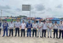 Kampanyekan Keselamatan Berlalu Lintas Dalam Suasana Mudik Lebaran, Jasa Raharja Kalbar Besinergi dengan Polda Kalbar dan Bapenda Provinsi Kalbar Dalam Aksi Berbagi Bersama jasa raharja kalbar