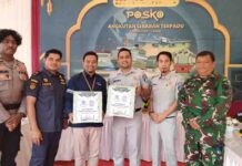 Jasa Raharja Kepri Serahkan Bantuan Bingkisan Aksi Simpatik dan Kunjungan Monitoring Posko Pelayanan Lebaran Pelabuhan ASDP Punggur jasa raharja kepri