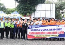 Jasa Raharja Mengikuti Apel Satgas Quick Respon Penanganan Kecelakaan Lalu Lintas Kota Semarang Lalu Lintas Kota Semarang