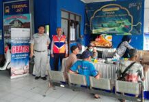 Jasa Raharja Pati Gelar Layanan MUKL Di Terminal Kudus Dalam Rangka Pengamanan Idul Fitri 1446 H Pengamanan Idul Fitri 1446 H