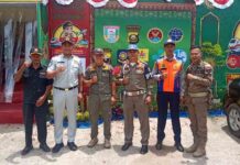 Jasa Raharja Kanwil Sumsel Pantau Situasi Arus Mudik Pada Pos Pelayanan Terpadu di Jalan Palembang – Jambi jasa raharja sumsel