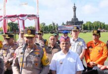 Kepala Wilayah PT Jasa Raharja Bali Hadiri Apel Gelar Pasukan Operasi Ketupat Agung 2025 bali