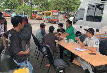 Jasa Raharja Bali Gelar Pemeriksaan Kesehatan Gratis di Sentral Parkir Kuta jasa raharja bali